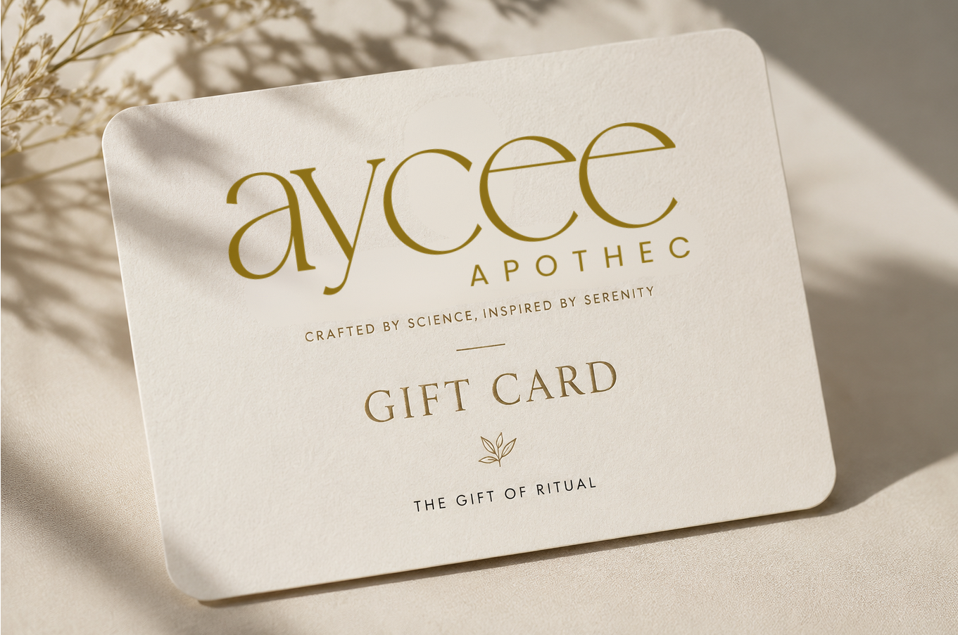 The Gift of Ritual — Aycee Apothec Gift Card